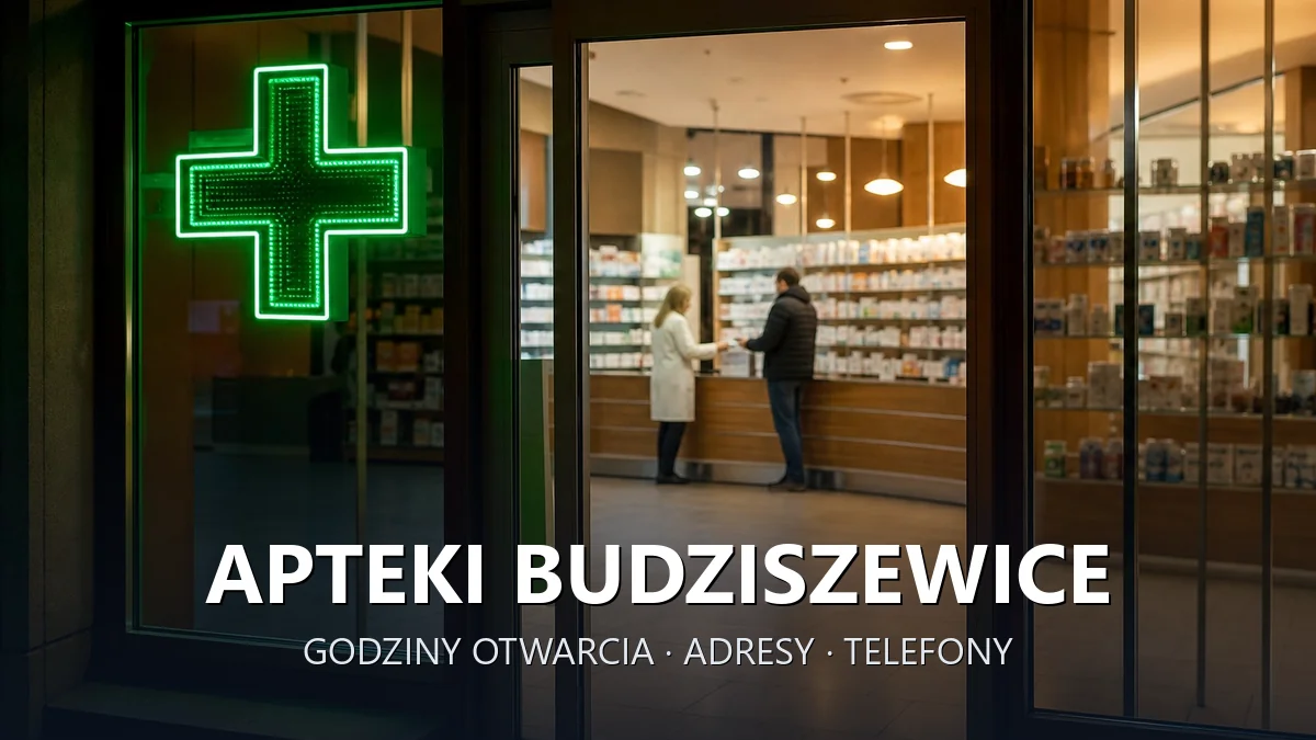 Apteki Budziszewice, powiat tomaszowski - adresy, telefony, godziny otwarcia