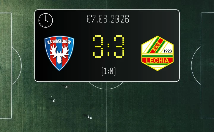 [PIŁKA NOŻNA] KS Wasilków – Lechia Tomaszów Mazowiecki 3:3 – punkt cenny po szalonej końcówce w Betclic 3. Liga Grupa 1 (Grupa I)