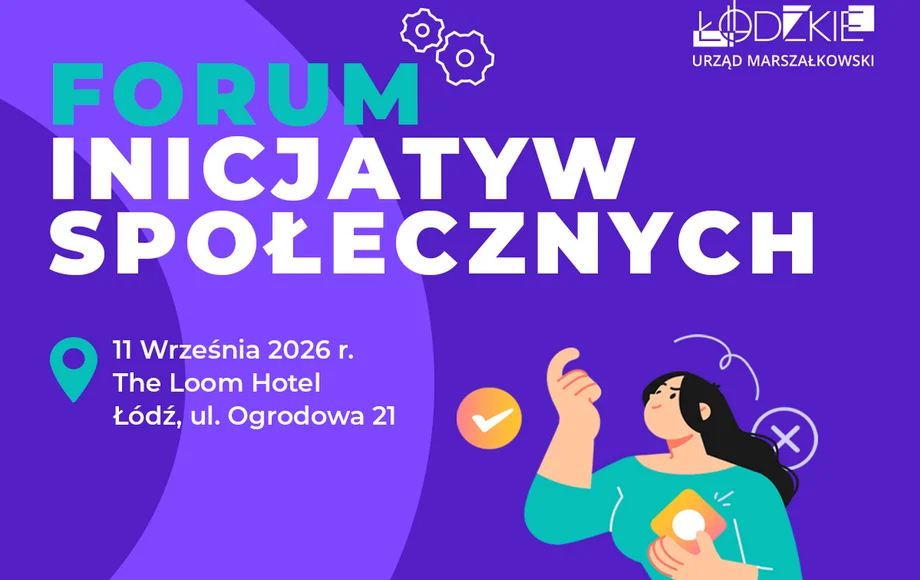 Grafika promocyjna wydarzenia Forum Inicjatyw Społecznych 2026