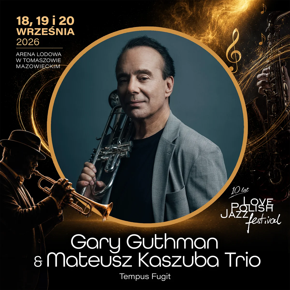 Grafika promocyjna wydarzenia Gary Guthman & Mateusz Kaszuba Trio – muzyczne spotkanie pokoleń
