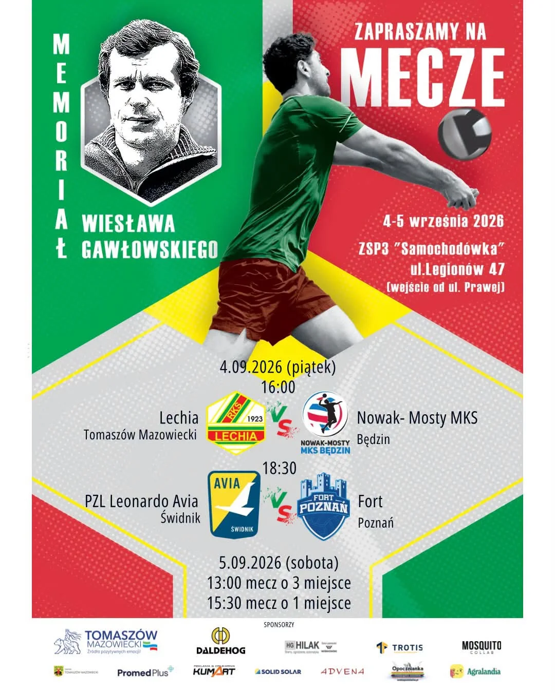 Grafika promocyjna wydarzenia Memoriał im. Wiesława Gawłowskiego