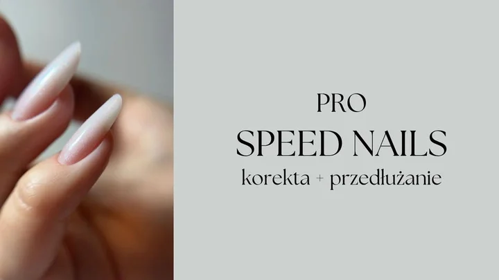 Grafika promocyjna wydarzenia SPEED NAILS PRO — szybkie przedłużanie paznokci w Tomaszowie Mazowieckim