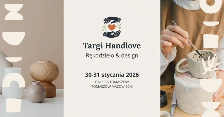Grafika promocyjna wydarzenia Targi Rękodzieła w Galerii Tomaszów — 30–31 stycznia, Tomaszów Mazowiecki