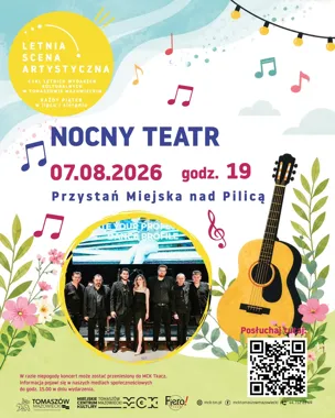 Grafika promocyjna wydarzenia Letnia Scena Artystyczna 2026 – Nocny Teatr