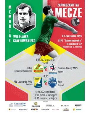 Grafika promocyjna wydarzenia Memoriał im. Wiesława Gawłowskiego