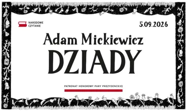 Grafika promocyjna wydarzenia Narodowe Czytanie 2026