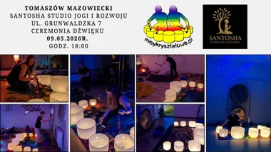 Grafika promocyjna wydarzenia Ceremonia Dźwięku w Tomaszowie Mazowieckim z Robertem Noble i EosCris