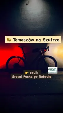 Grafika promocyjna wydarzenia Gravel Fucha po Robocie — Tomaszów na Szutrze (18 marca 2026)