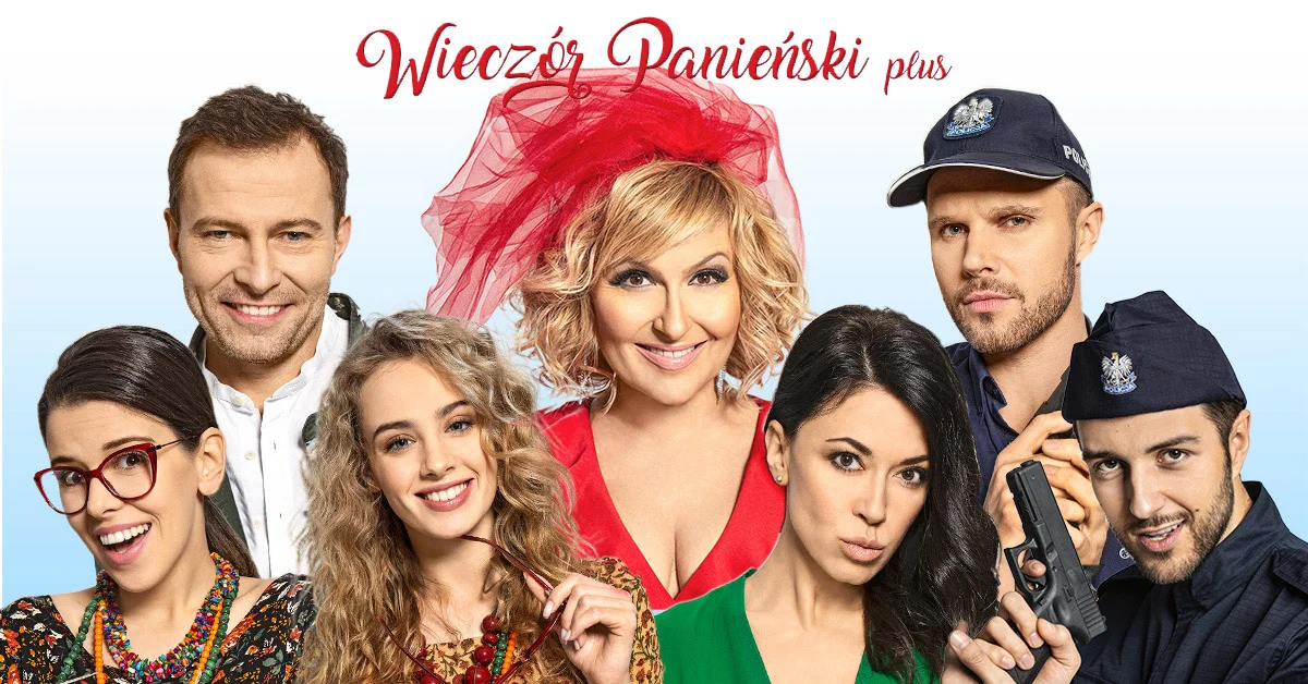 Grafika promocyjna wydarzenia Wieczór Panieński Plus w Tomaszowie