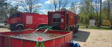 Strażacy sprawdzili plan na wielki pożar lasu - rzeki weszły do gry