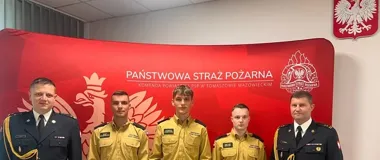 Trzech nowych strażaków złożyło ślubowanie w Tomaszowie Mazowieckim