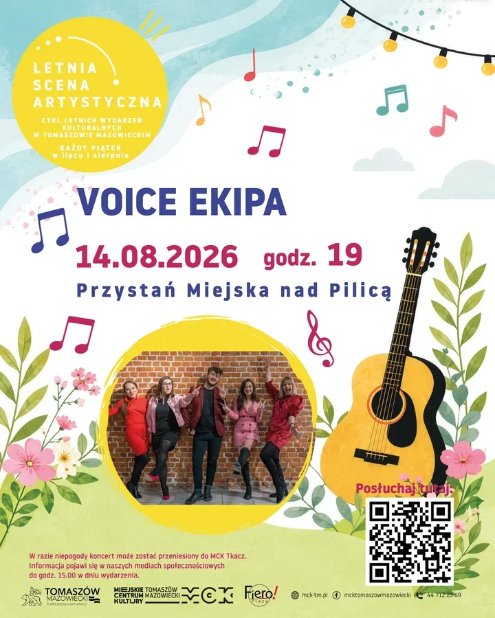 Nad Pilicą zabrzmią polskie hity i jazz. Voice Ekipa na scenie
