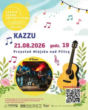 Nad Pilicą zabrzmi melodyjny rock. KAZZU zagra w Tomaszowie Mazowieckim