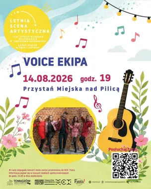 Nad Pilicą zabrzmią polskie hity i jazz. Voice Ekipa na scenie