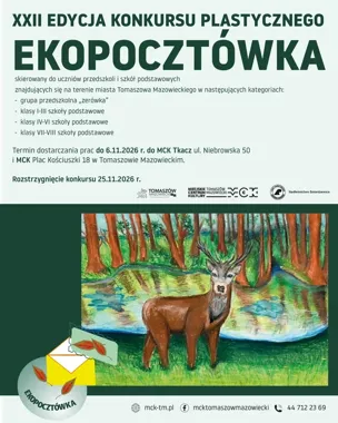Ekopocztówka wraca do Tomaszowa. Młodzi artyści pokażą, jak widzą naturę