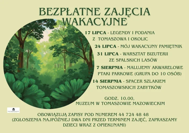 Wakacyjne piątki w muzeum. Zajęcia dla dzieci są bezpłatne