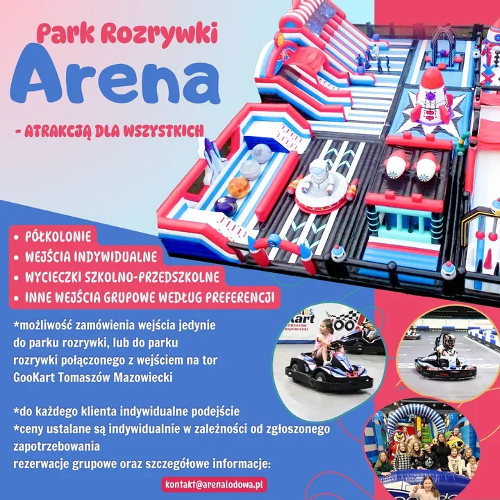 Arena otwiera Park Rozrywki z półkoloniami, wycieczkami i gokartami