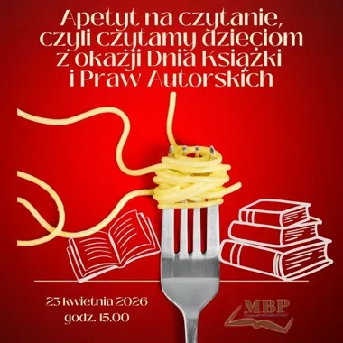 W MBP będzie apetyt na czytanie. Dzieci czeka głośne czytanie i zabawa