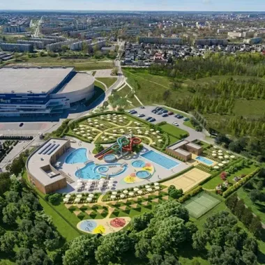 Baseny termalne wracają na Szymanówek. Projekt rusza etapami