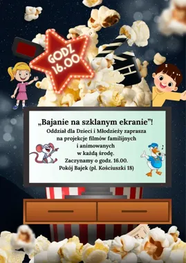 Bajanie na szklanym ekranie. Czerwcowe seanse dla małych czytelników