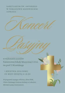 W sanktuarium zabrzmi pasyjny koncert uczniów muzycznej szkoły