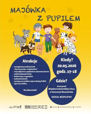 Pupile przejmą popołudnie. W Tkaczu szykuje się majówka pełna atrakcji