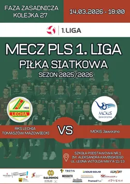 Lechia podejmuje MCKiS Jaworzno w meczu 27. kolejki – emocje w hali SP1