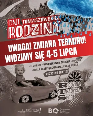 Dni Tomaszowskiej Rodziny przesunięte. Pogoda wymusiła zmianę planów
