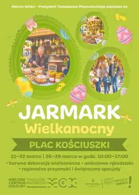 Tomaszowski Jarmark Wielkanocny na Placu Kościuszki – rękodzieło i przysmaki
