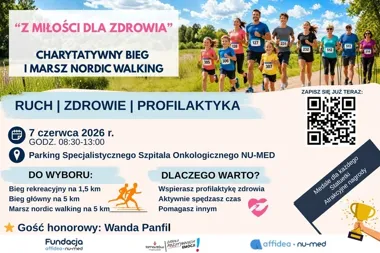 Bieg dla zdrowia i pomoc charytatywna. W Tomaszowie szykuje się czerwcowy start