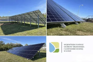 Oczyszczalnia ścieków w Tomaszowie zyskała własny prąd z paneli