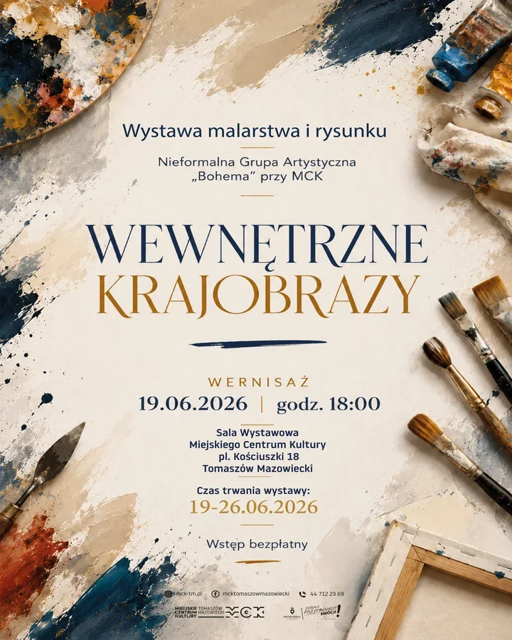 „Wewnętrzne Krajobrazy” w MCK w Tomaszowie Mazowieckim. Bohema wraca z nową wystawą