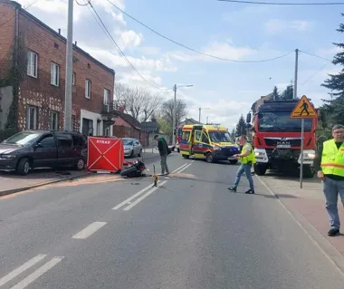 Chwila po włączeniu do ruchu - na Mireckiego zginął motocyklista