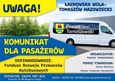 Objazd przez Rokiciny. Autobusy zmieniają trasę na dwa dni